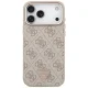 Чехол Guess 4G PU Leather MagSafe для iPhone 17 Pro Max, Розовый