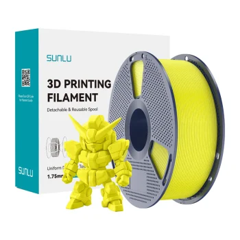 Филамент Sunlu PLA+ 2.0 для 3D-принтера 1.75мм, Yellow