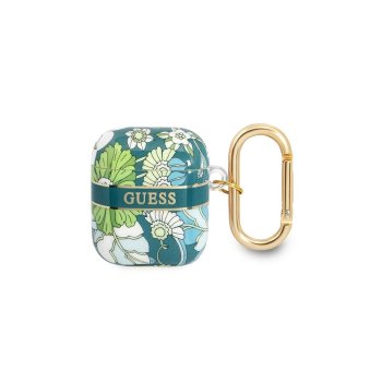 Чехол Guess AirPods Flower Strap зеленый
