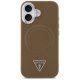 Чехол Guess Triangle Logo MagSafe для iPhone 17 — коричневый