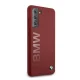 BMW Silicone Signature Logo vāciņš Samsung Galaxy S21+, sarkans