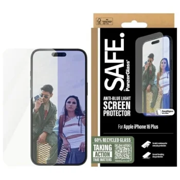 SAFE by PanzerGlass iPhone 16 Plus / 15 6.7" ekrāna aizsardzība pret zilu gaismu SAFE95881 | Screen Protection...