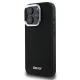 DKNY iPhone 16 Pro Case Plain Silver Logo MagSafe, Black