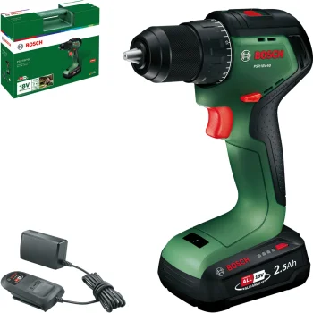 Аккумуляторная дрель-шуруповерт Bosch PSR18V-60, 18 В, 1x 2.5 А·ч