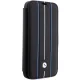 Apple iPhone 14 Pro Max 6.7\'\' BMW Leather Stamp Blue Lines Book Case Cover (BMBKP14X22RVSK), Black | Чехол...