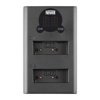 Newell DL-USB-C divu kanālu lādētājs PS-BLS5 akumulatoriem