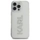 Karl Lagerfeld iPhone 16 Pro Max vāciņš IML Rhinestones Logo, caurspīdīgs