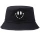 Divpusēja bucket hat cepure BQ46C, melna / balta