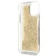 Чехол Guess 4G Big Liquid Glitter для iPhone 11 / XR золотой
