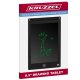 LCD Writing and Drawing Tablet for Kids 8.5\" KRUZZEL 22454, Black