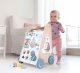 Деревянные ходунки-каталка ECOTOYS с развивающим игровым центром
