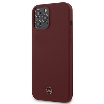 Mercedes iPhone 12 Pro Max Case Silicone Line Red