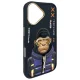 Чехол Nimmy Cool&Cute 2.0 Monkey для iPhone 16, черный