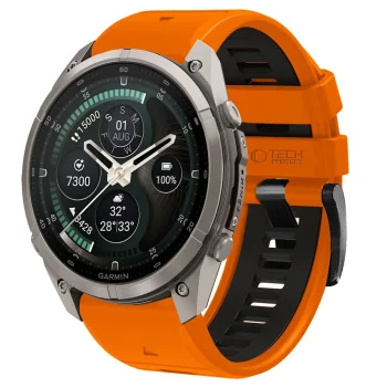 Ремешок Tech-Protect Iconband Pro для Garmin Fenix (51 мм), оранжево-чёрный