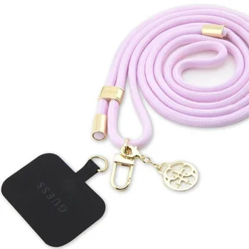 Guess CBDY Cord universāla tālruņa siksniņa, ceriņu krāsā