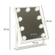 Kosmētikas spogulis ar LED apgaismojumu USB, 25x30cm | LED Illuminated Cosmetic Makeup Mirror