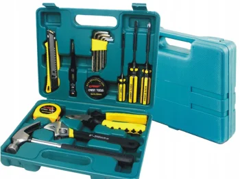 Tool Set in Case for Garage Home Workshop, 16 pcs.