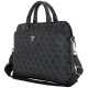 Guess 4G Zipper Pocket & Triangle Logo 15\" portatīvā datora soma, melna