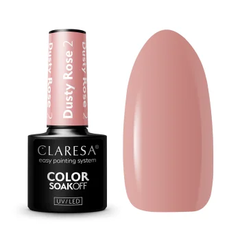 Гель-лак Claresa Dusty Rose 2, 5 г