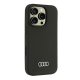 Силиконовый чехол Audi для iPhone 16 Pro, черный