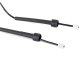 Adjustable Fitness Jump Rope, Black