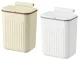 Hanging Kitchen Trash Can for Cabinet Door Under Sink with Lid, 2.9 Gal