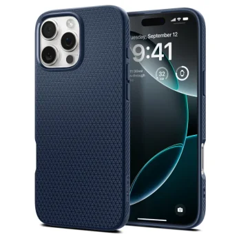 Чехол Spigen Liquid Air для iPhone 16 Pro Max - Синий