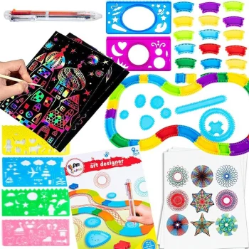 Spirograph painting set