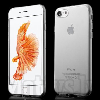 Apple iPhone 7 / 8 / SE (2020) (2022) 4.7" Ultraslim TPU Case Cover, Transparent | Caurspīdīgs Silikona Vāciņš...