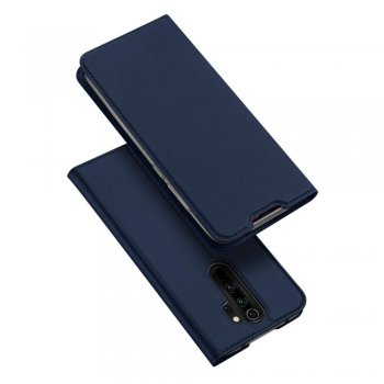Xiaomi Redmi Note 8 Pro DUX DUCIS Leather Cover Case, Blue | Telefona Vāciņš Maciņš Apvalks Grāmatiņa