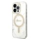 Set Guess Gubpp14lhmeacsh Case+ Charger iPhone 14 Pro 6.1\\\" White/white Hard Case Marble Magsafe
