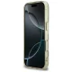 Чехол Guess IML Peony Dot MagSafe для iPhone 17 Pro, бежевый