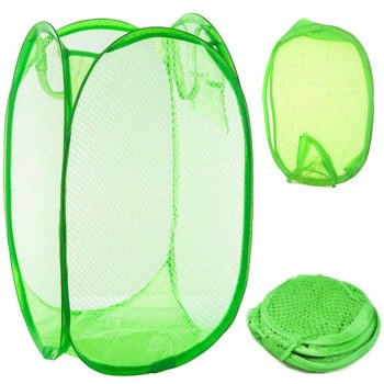 Folding Organizer, Basket, Bag for storing toys, clothes, Green (67x38x38 cm)