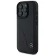 Apple iPhone 16 Pro Max 6.9\" Mercedes MB Curved Stitches Leather Case Cover, Black | Чехол Кейс Бампер...