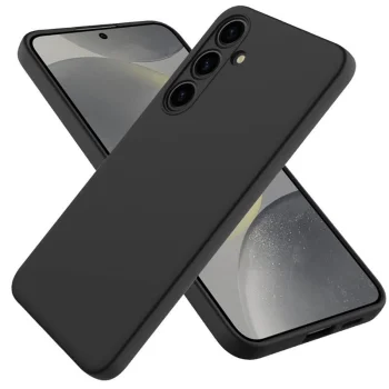 Samsung Galaxy S26+ Plus (SM-S947B/DS) Matt Silicone Color Case Cover, Black | Чехол Обложка Бампер...