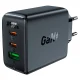 Acefast A41 GaN ātrais tīkla lādētājs 2xUSB-C / USB-A PPS PD QC4+ 65W melns