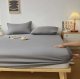 Ruhhy 180x200 cm Cotton Jersey Fitted Sheet, Grey