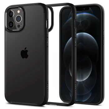 Spigen iPhone 12 / 12 Pro vāciņš Ultra Hybrid, matēti melns