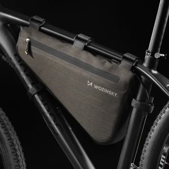 Сумка на раму велосипеда Wozinsky WBB15BK 3.5L, серая