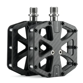 Rockbros C525 velosipēdu pedāļi no oglekļa šķiedras (melni)
