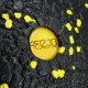 4Fizjo EPP Massage Ball, 12 cm, Black/Yellow
