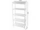 5-Tier Shoe Rack Storage Organizer, 81 x 39.5 x 21.5 cm, White