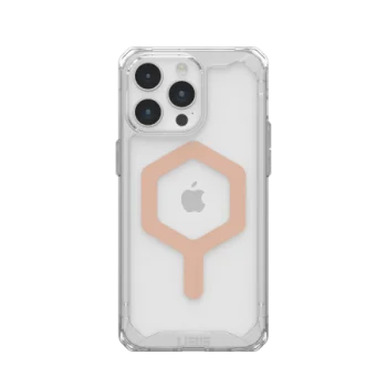 Apple iPhone 15 Pro Max 6.7'' UAG Plyo MagSafe Hard Case Cover, Transparent and Pearl