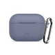 Austiņu maciņš Tech-Protect Silicone Hook priekš AirPods Pro ar karabīni, zils