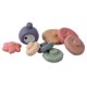 Soft Rubber Sensory Blocks, Pyramid, 8 pcs.