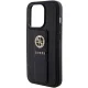 Чехол Guess Grip Stand 4G Saffiano Strass для iPhone 15 Pro Max 6.7\", черный