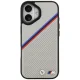BMW iPhone 17 vāciņš M Tricolor Metal Logo MagSafe, pelēks