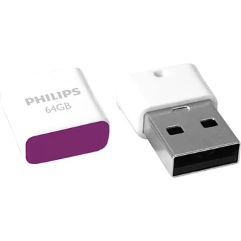 USB-флешка Philips Pico Edition 64 ГБ USB 2.0, фиолетовая