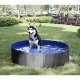 Purlov Foldable Dog Pool 100x30 cm, Blue/Grey
