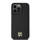 DKNY iPhone 15 Pro Max vāciņš Leather Monogram Pattern MagSafe, melns